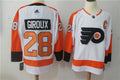 Men's Philadelphia Flyers Claude Giroux #28 White Player Game Jersey1