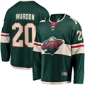 Men's Minnesota Wild Pat Maroon #20 Green Home Breakaway Jersey1