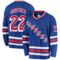 Men's New York Rangers Mike Gartner #22 Blue Player Game Jersey1