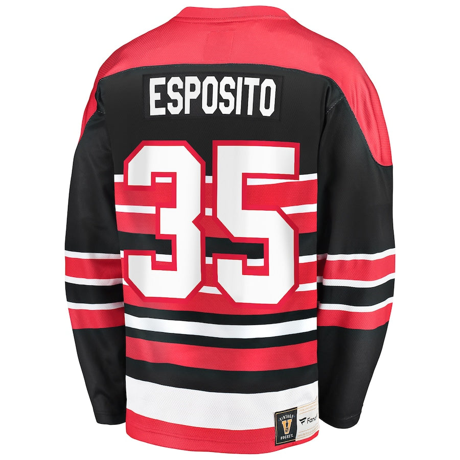 Tony Esposito Chicago Blackhawks   Premier Breakaway Retired  Jersey - Red