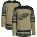 Men's Detroit Red Wings Camo Military Appreciation Team Authentic Practice Blank Jersey1
