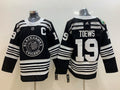 Men's Chicago Blackhawks Jonathan Toews #19 Black Breakaway Jersey1