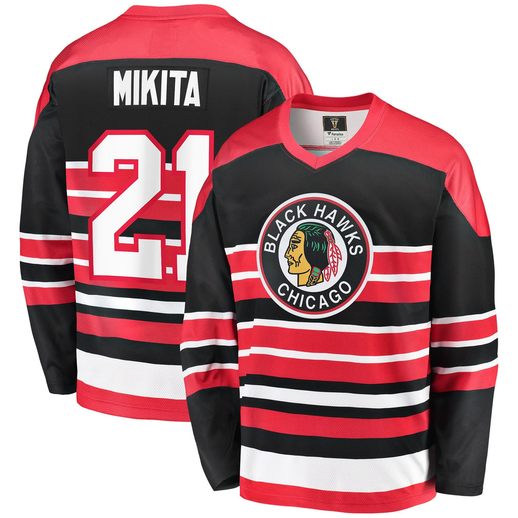 Stan Mikita Chicago Blackhawks   Premier Breakaway Retired  Jersey - Red