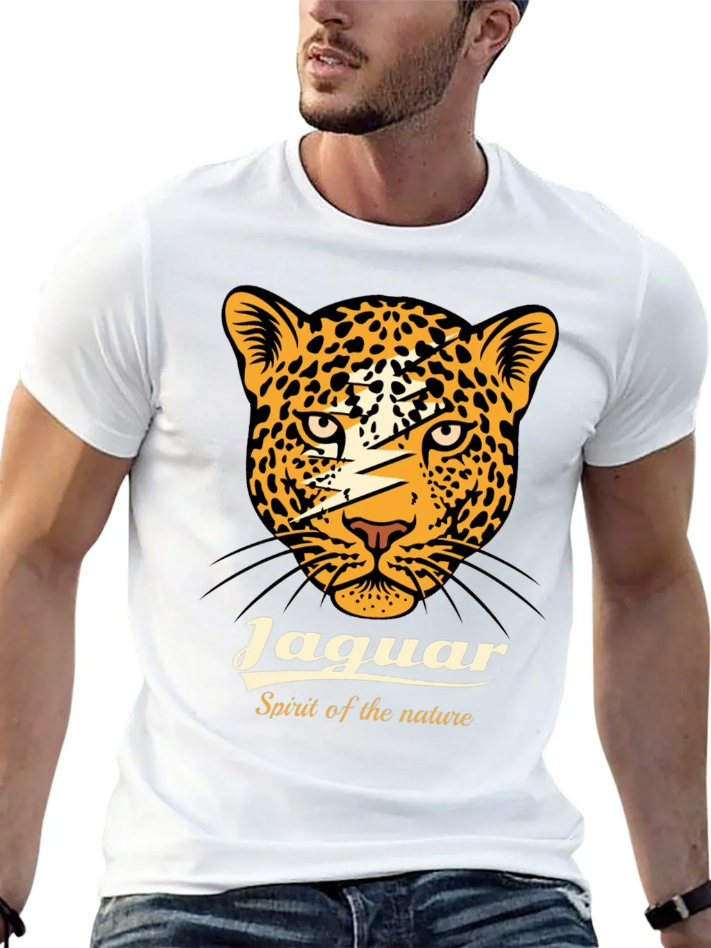 Jaguar Spirit Graphic Tee - Black