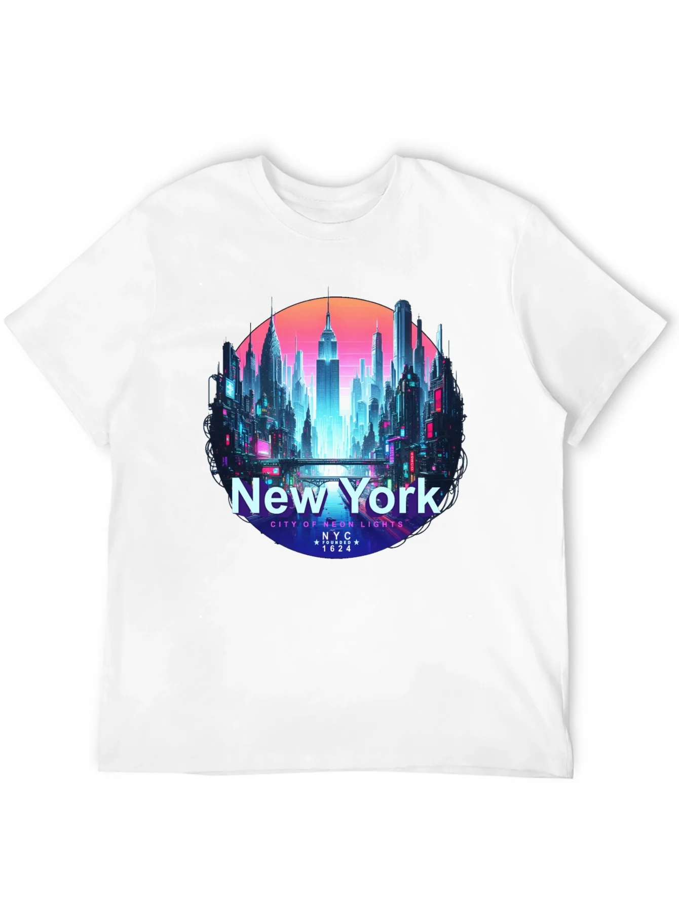 New York City Neon Lights T-Shirt