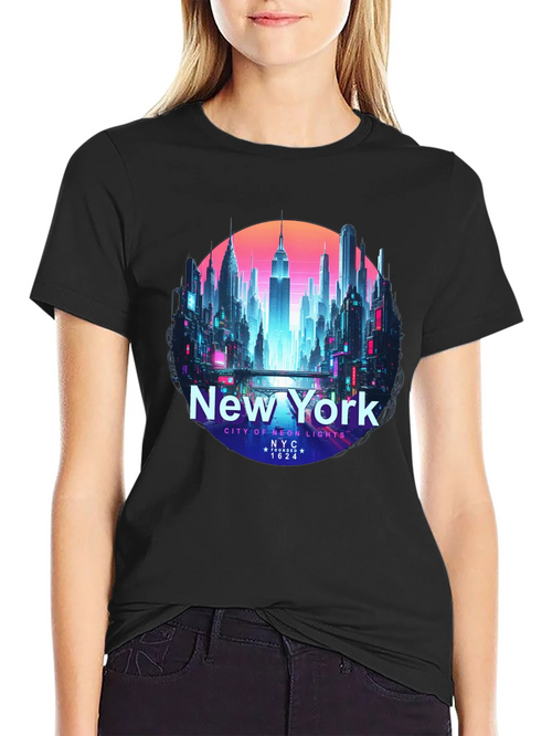 New York City Neon Lights T-Shirt