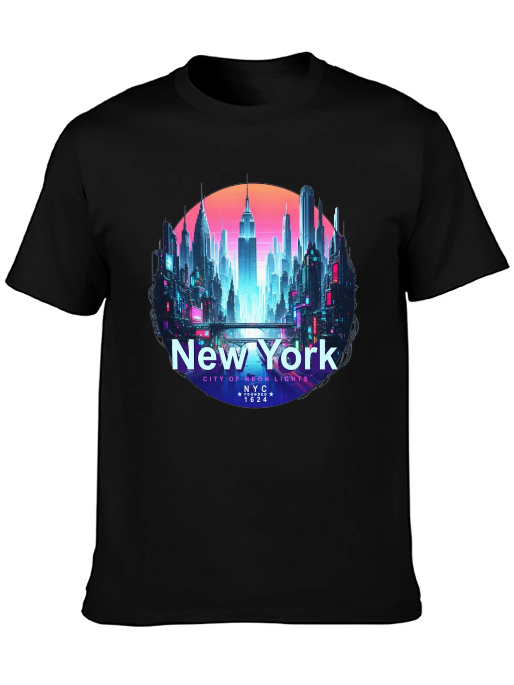 New York City Neon Lights T-Shirt