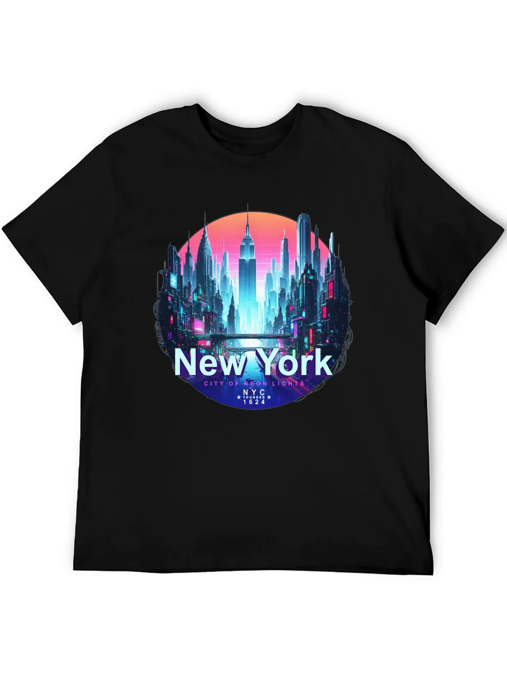 New York City Neon Lights T-Shirt