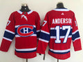 Men's Montreal Canadiens Josh Anderson #17 Red Player Game Jersey1