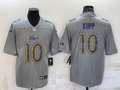 Men's Los Angeles Rams Cooper Kupp #10 Gray Atmosphere Fashion Game Jersey1
