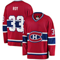 Men's Montreal Canadiens Patrick Roy #33 Red Player Game Jersey1