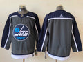 Men's Winnipeg Jets Light Gray Blank Jersey1