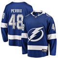 Men's Tampa Bay Lightning Nick Perbix #48 Blue Home Breakaway Player Jersey1