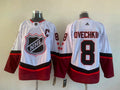 Men's Washington Capitals Alex Ovechkin #8 White Player Jersey1