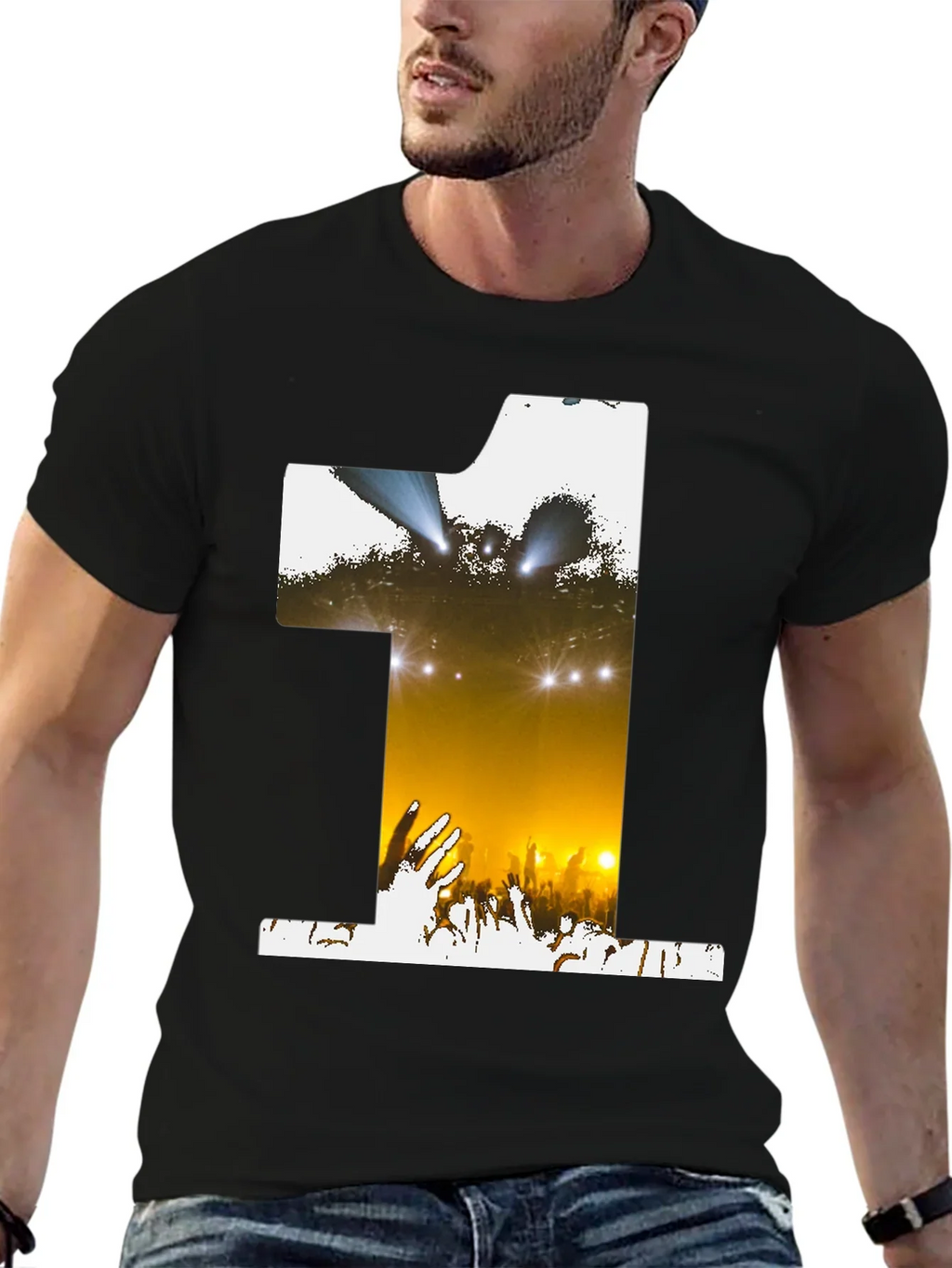 Concert Number One Black T-Shirt
