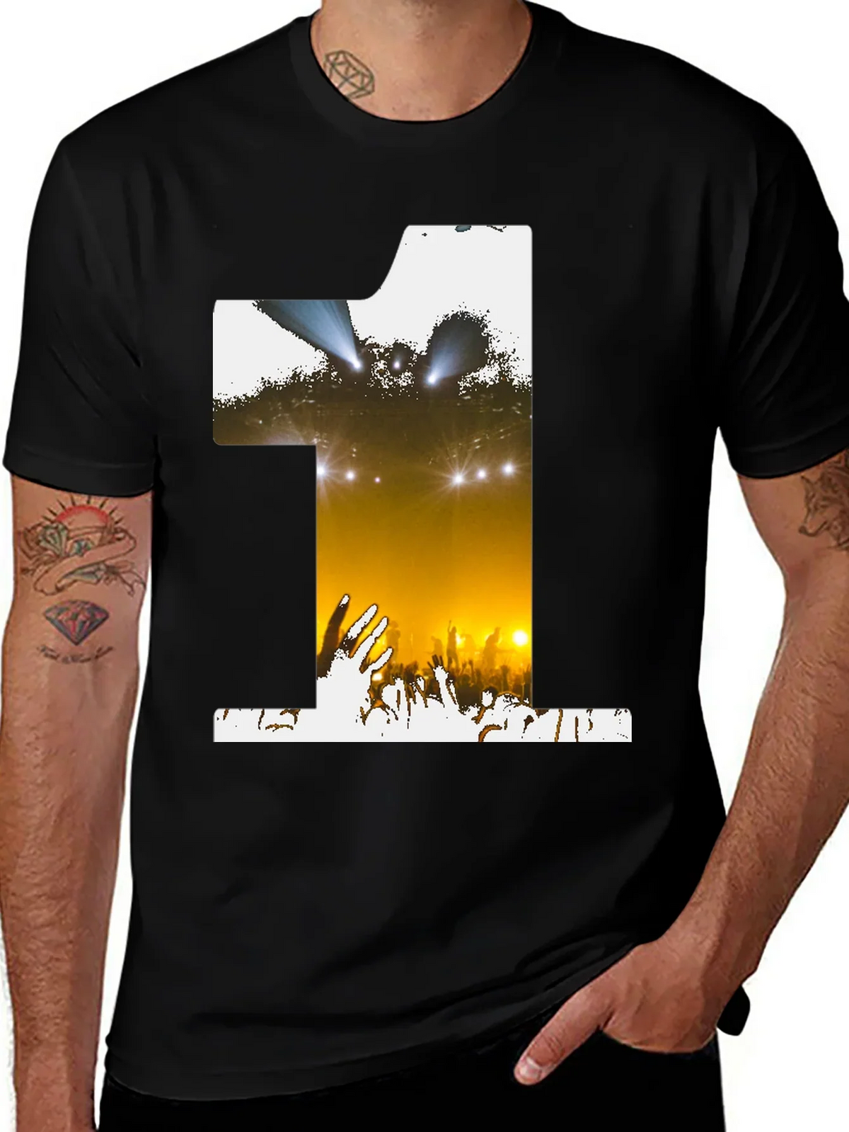 Concert Number One Black T-Shirt