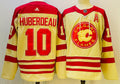 Men's Calgary Flames Jonathan Huberdeau #10 Yellow Player Game Jersey1