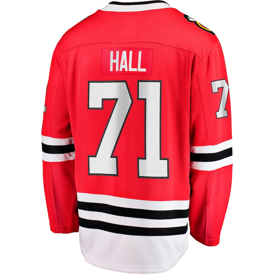 Taylor Hall Chicago Blackhawks   Home Breakaway  Jersey - Red