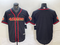 Men's San Francisco 49ers Black Joint Edition Blank Jersey1