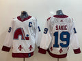 Men's Colorado Avalanche Joe Sakic #19 White Breakaway Player Jersey1