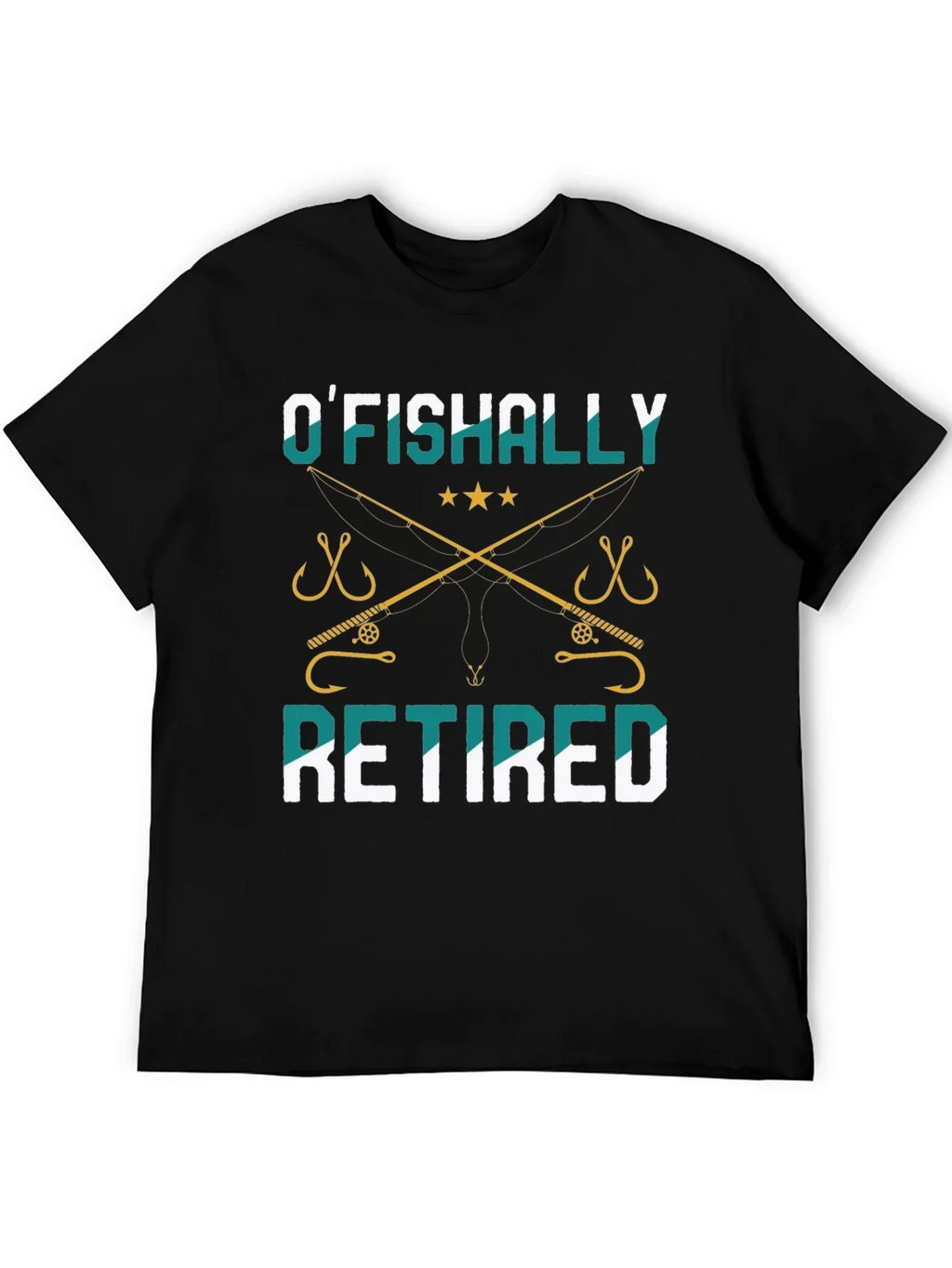 OFishally Retired Fishing T-Shirt