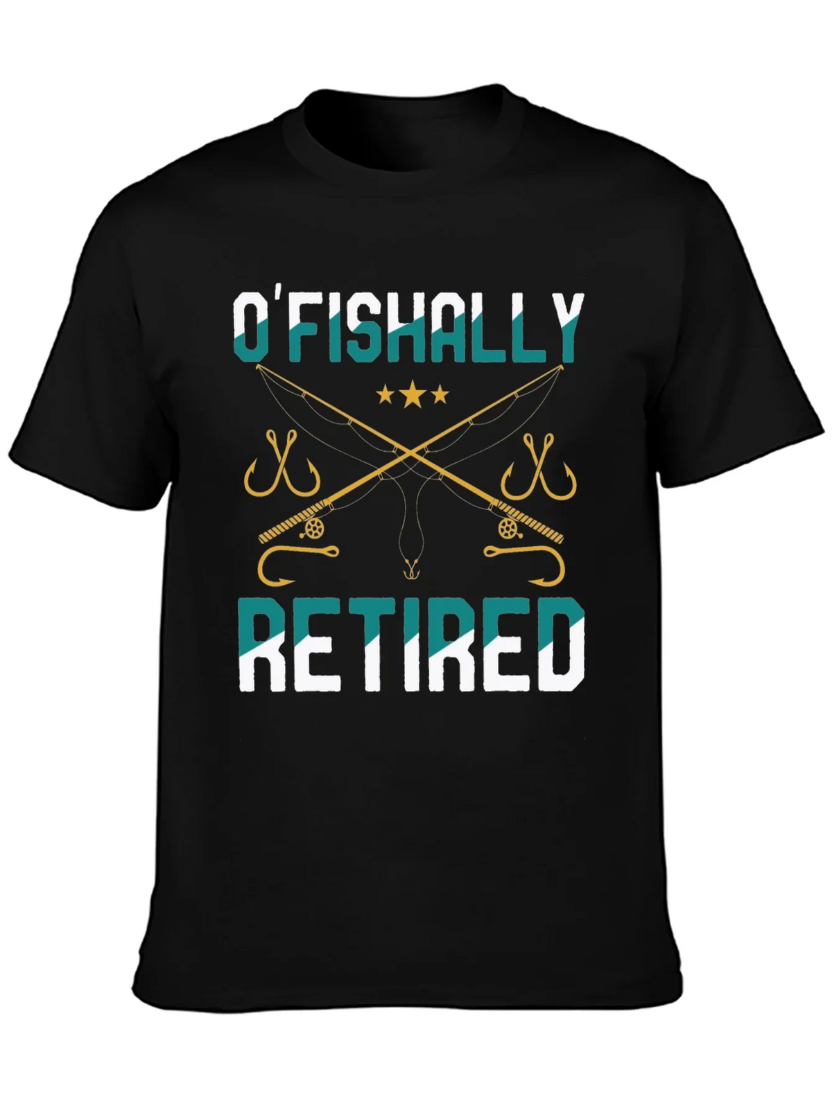 OFishally Retired Fishing T-Shirt