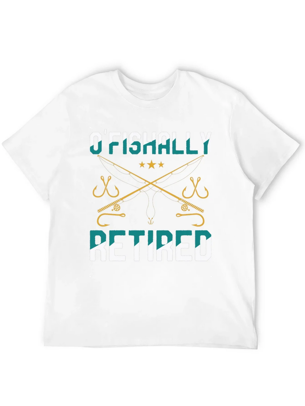 OFishally Retired Fishing T-Shirt