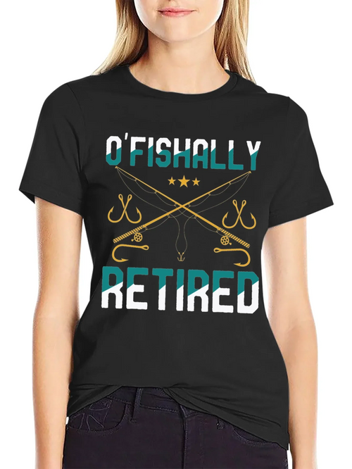 OFishally Retired Fishing T-Shirt
