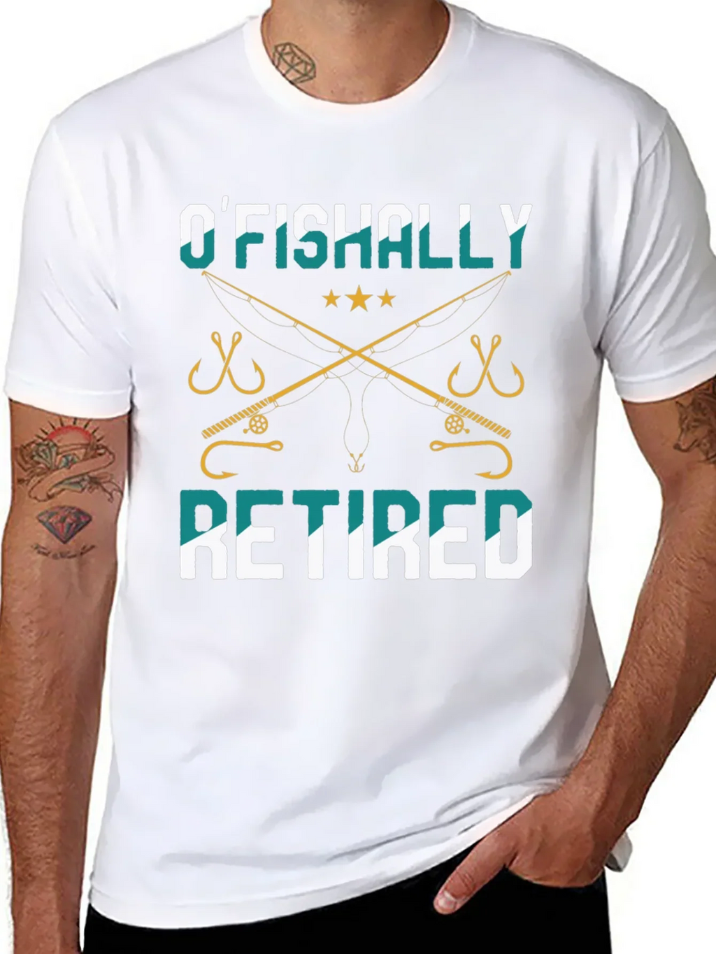 OFishally Retired Fishing T-Shirt