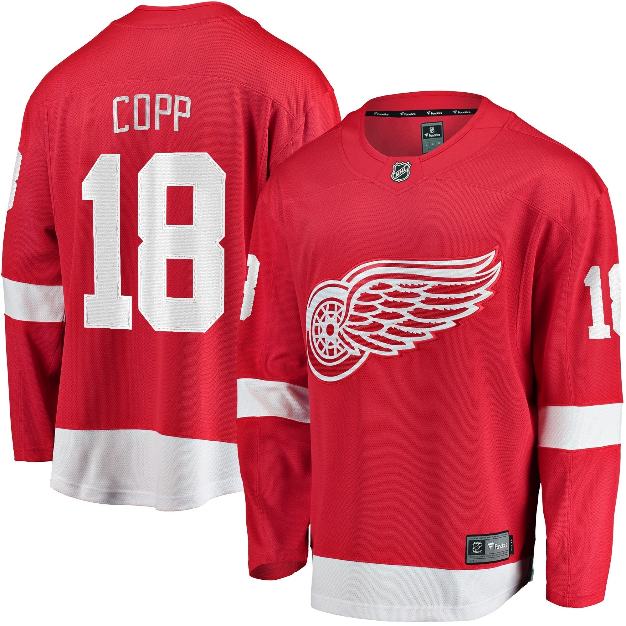 Andrew Copp Detroit Red Wings   Home Breakaway  Jersey - Red