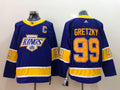 Men's Los Angeles Kings Wayne Gretzky Mitchell #99 Purple Breakaway Player Jersey1