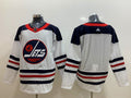 Men's Winnipeg Jets White Blank Player Jersey1