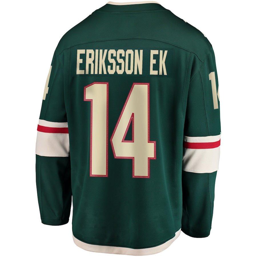 Joel Eriksson Ek Minnesota Wild   Breakaway Jersey - Green