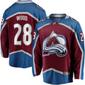 Miles Wood Colorado Avalanche   Home Breakaway Jersey - Maroon