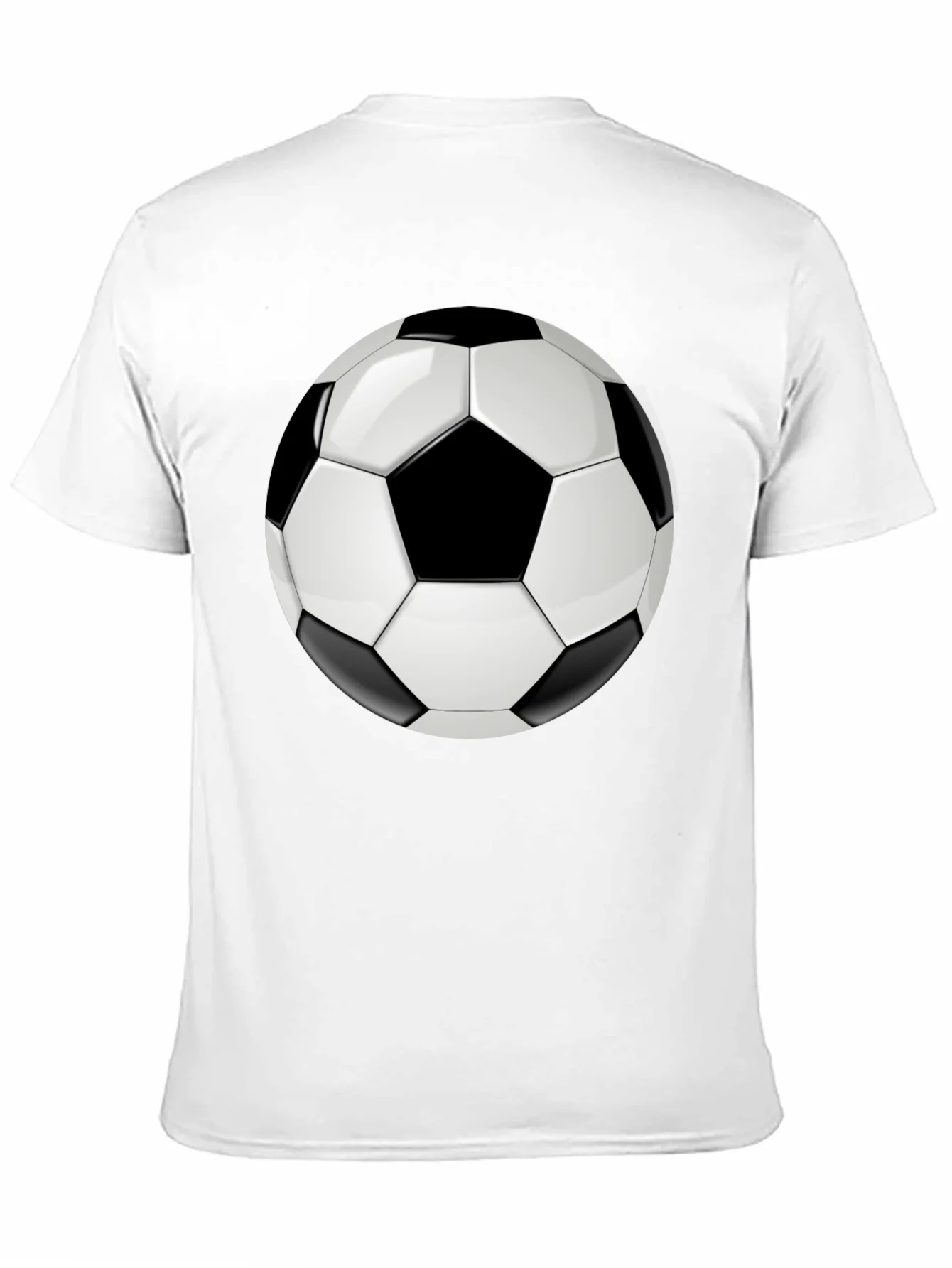 Soccer Ball Graphic T-Shirt - Black