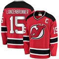 Jamie Langenbrunner New Jersey Devils   Premier Breakaway Retired  Jersey - Red