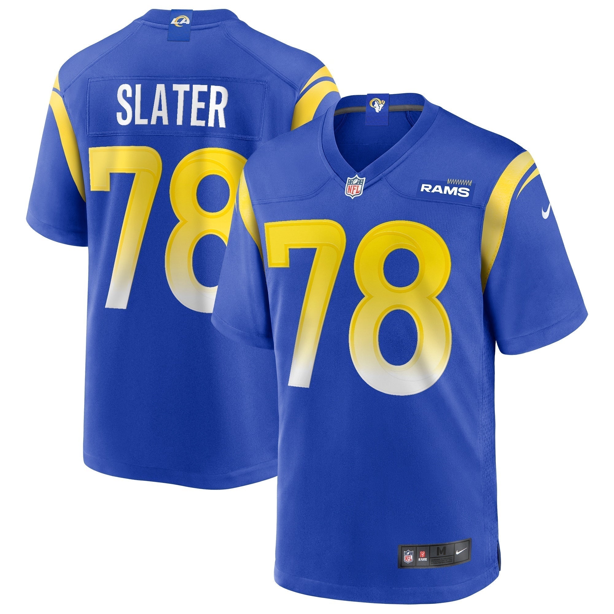 Jackie Slater Los Angeles Rams Nike Game Retired   Jersey - Royal