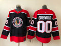 Men's Chicago Blackhawks Clark Griswold #00 Christmas Vacation Black Breakaway Player Jersey1