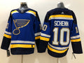 Men's St. Louis Blues Brayden Schenn #10 Blue Home Breakaway Player Jersey1