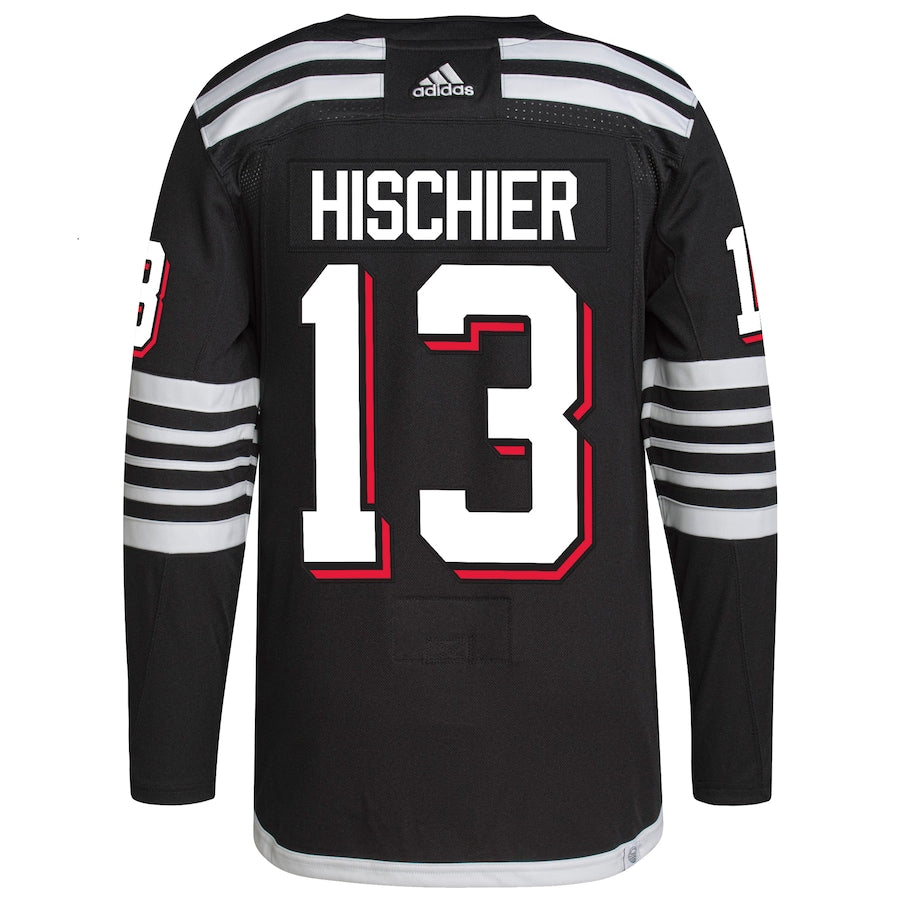 Nico Hischier New Jersey Devils   Alternate Primegreen   Jersey - Black
