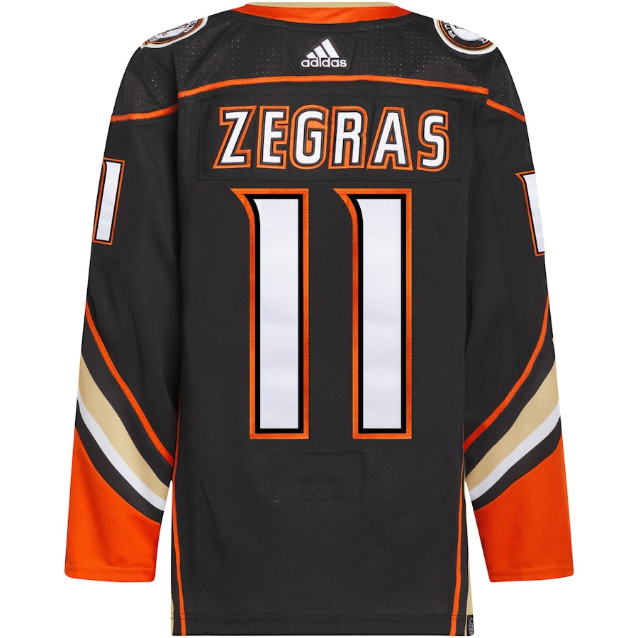 Trevor Zegras Anaheim Ducks   Home Primegreen   Jersey - Black