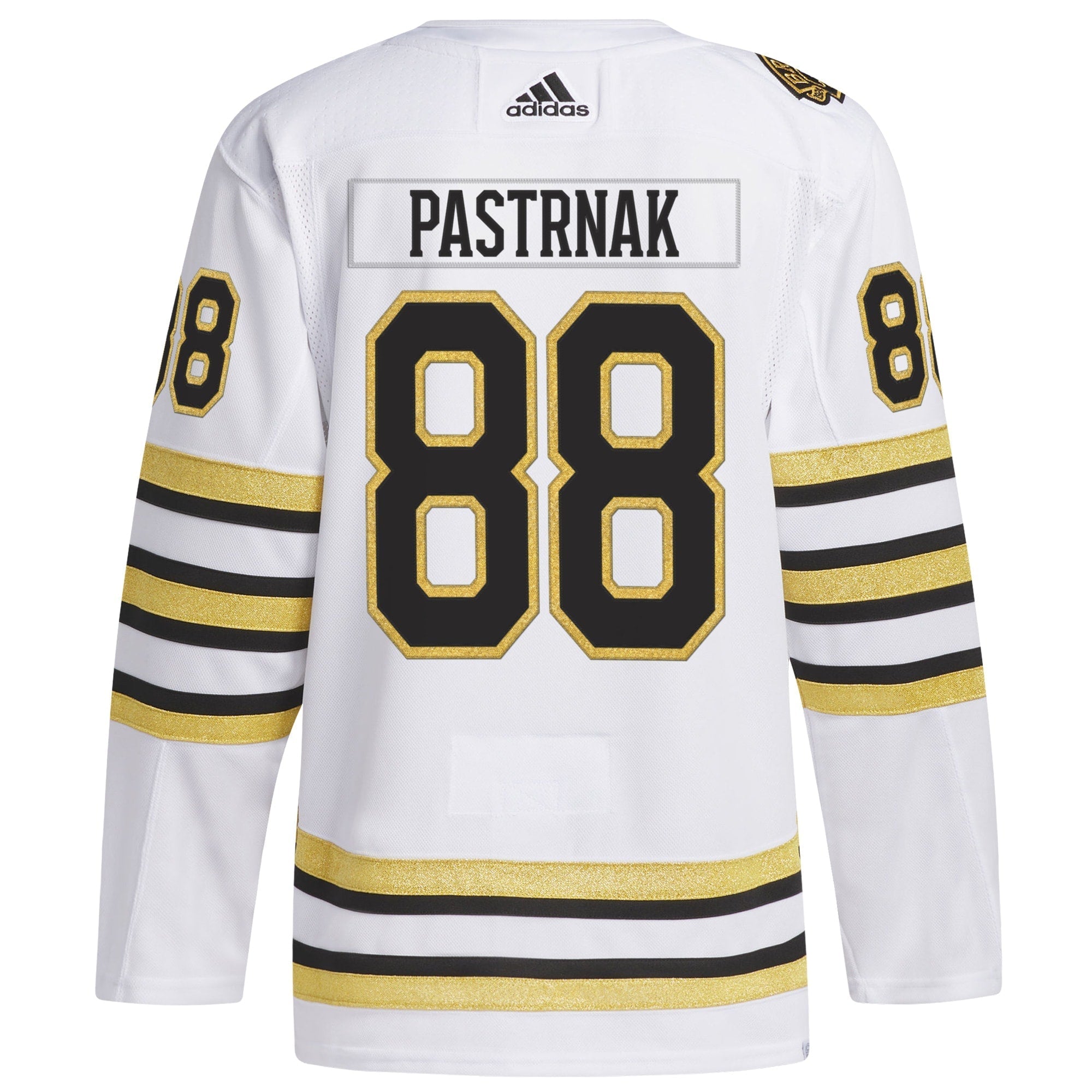 David Pastrnak Boston Bruins   Primegreen 100th Anniversary   Jersey - White