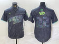 Men's Tampa Bay Rays Jose Siri #22 Charcoal 2024 City Connect Limited Player Jersey1