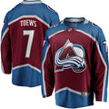 Devon Toews Colorado Avalanche   Home Breakaway  Jersey - Burgundy