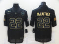 Men's Carolina Panthers #22 Christian McCaffrey Black Game Player Jersey1
