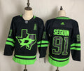 Men's Dallas Stars Tyler Seguin #91 Black Alternate Primegreen Authentic Pro Player Jersey1