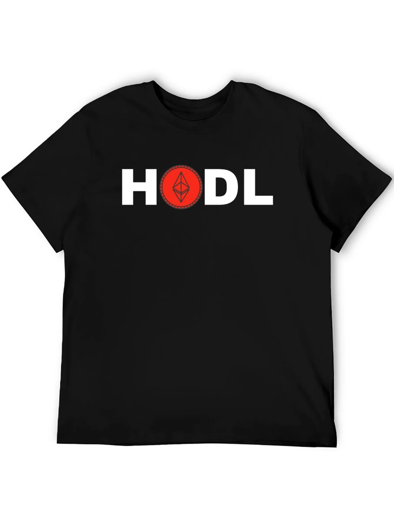 HODL Ethereum Crypto T-Shirt - Classic Black Tee