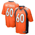 Luke Wattenberg Denver Broncos Nike Game   Jersey - Orange