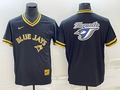 Men's Toronto Blue Jays Black Replica Player Jersey1