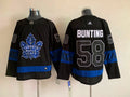 Men's Toronto Maple Leafs Michael Bunting #58 Black Player Game Jersey1
